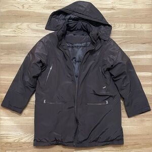 London Fog Brown raincoat for women’s size Large